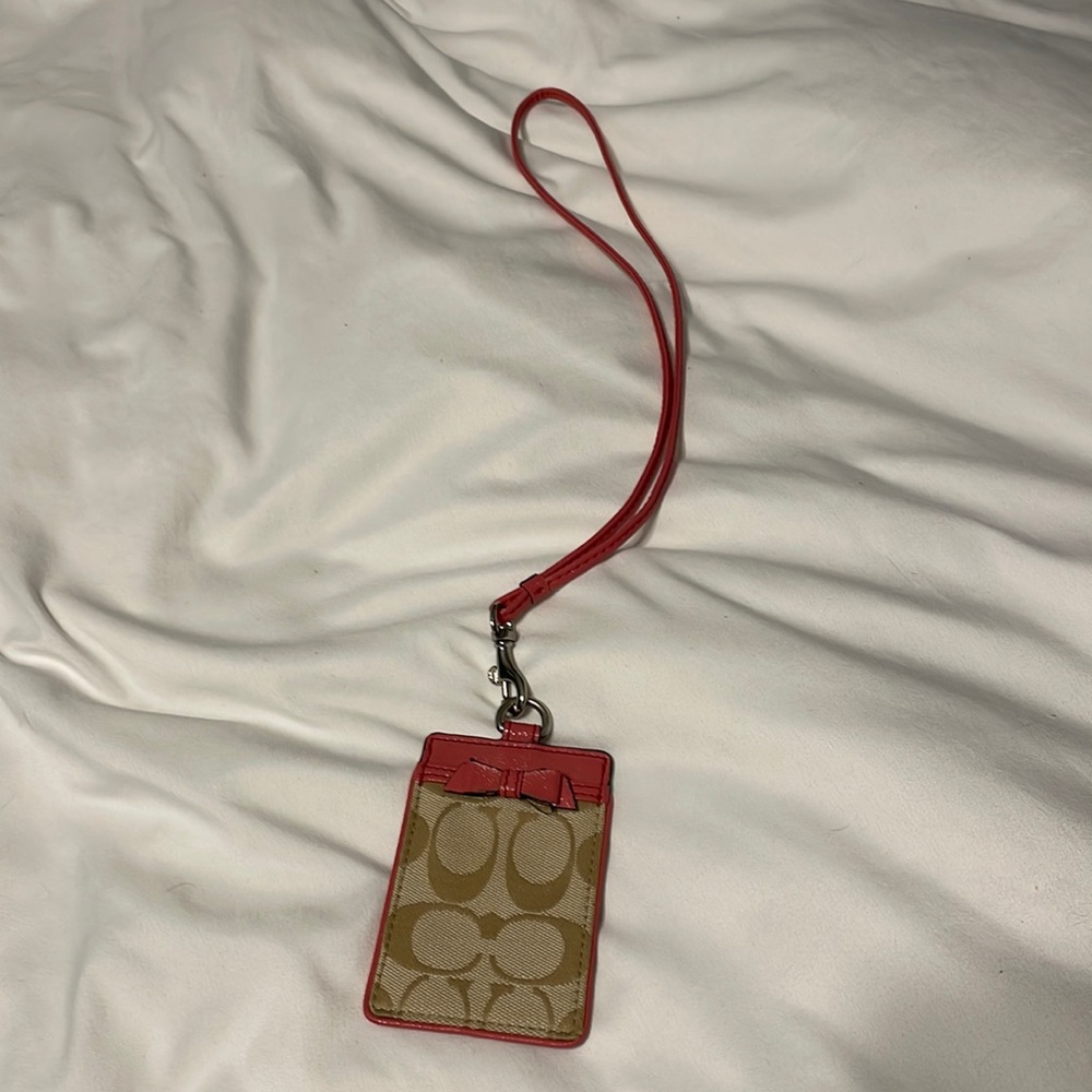Coach lanyard